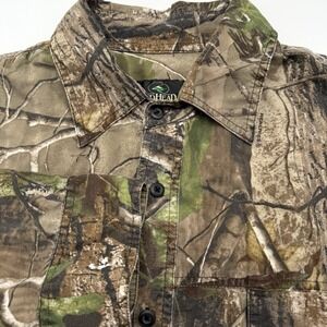 Red Head Real Tree Men's XXL Camouflage Camo Button Up Long Sleeve Rayon Hunt